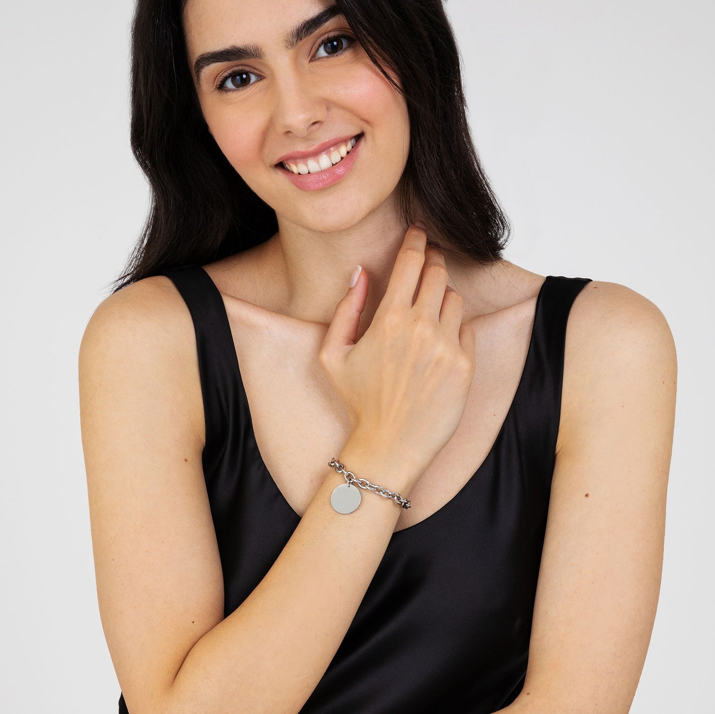 PULSERA PERSONALIZADA DE ACERO PARA MUJER