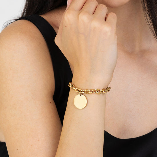 PULSERA PERSONALIZADA DE ACERO PARA MUJER