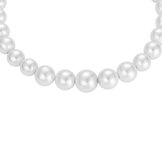 PULSERA DE PERLAS BLANCAS MUJER