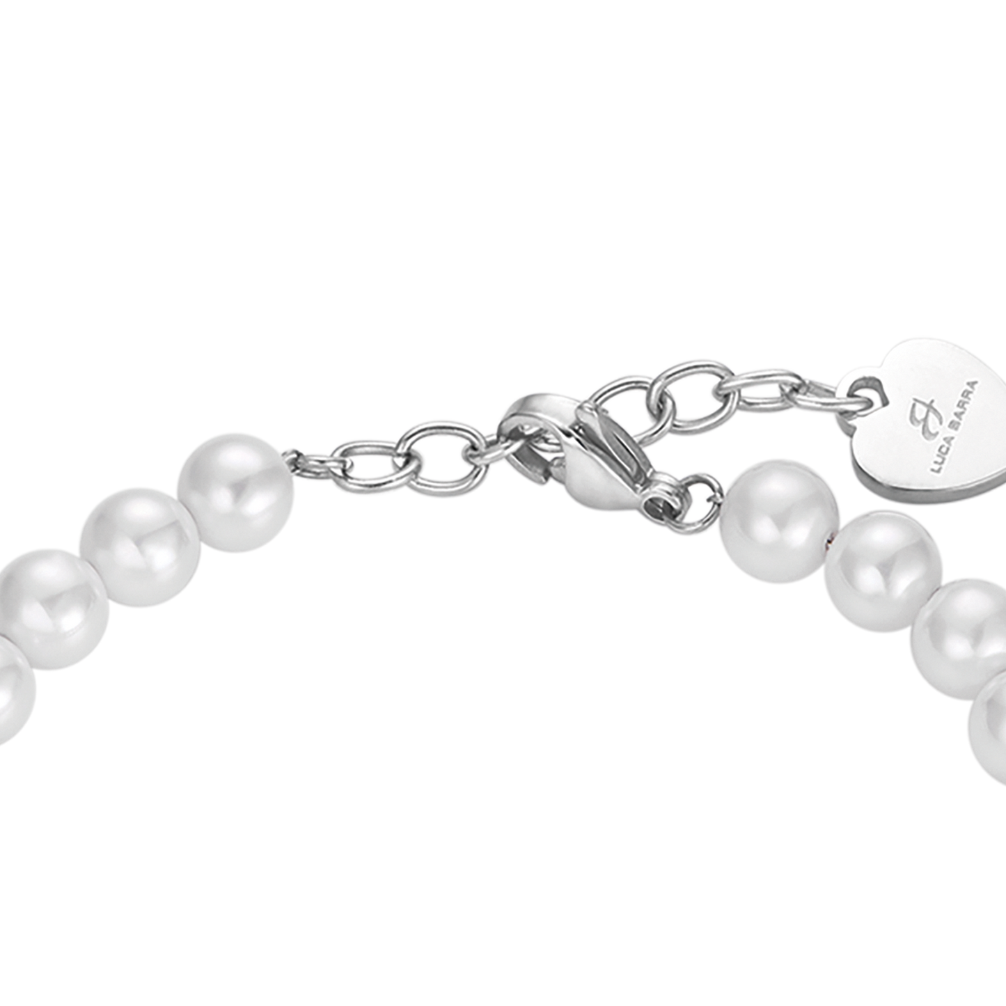 PULSERA DE PERLAS BLANCAS MUJER