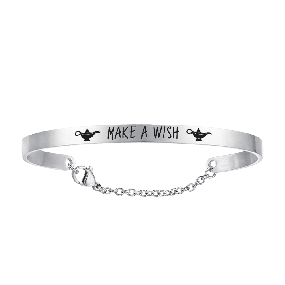 PULSERA DE ACERO PARA MUJER MAKE A WISH