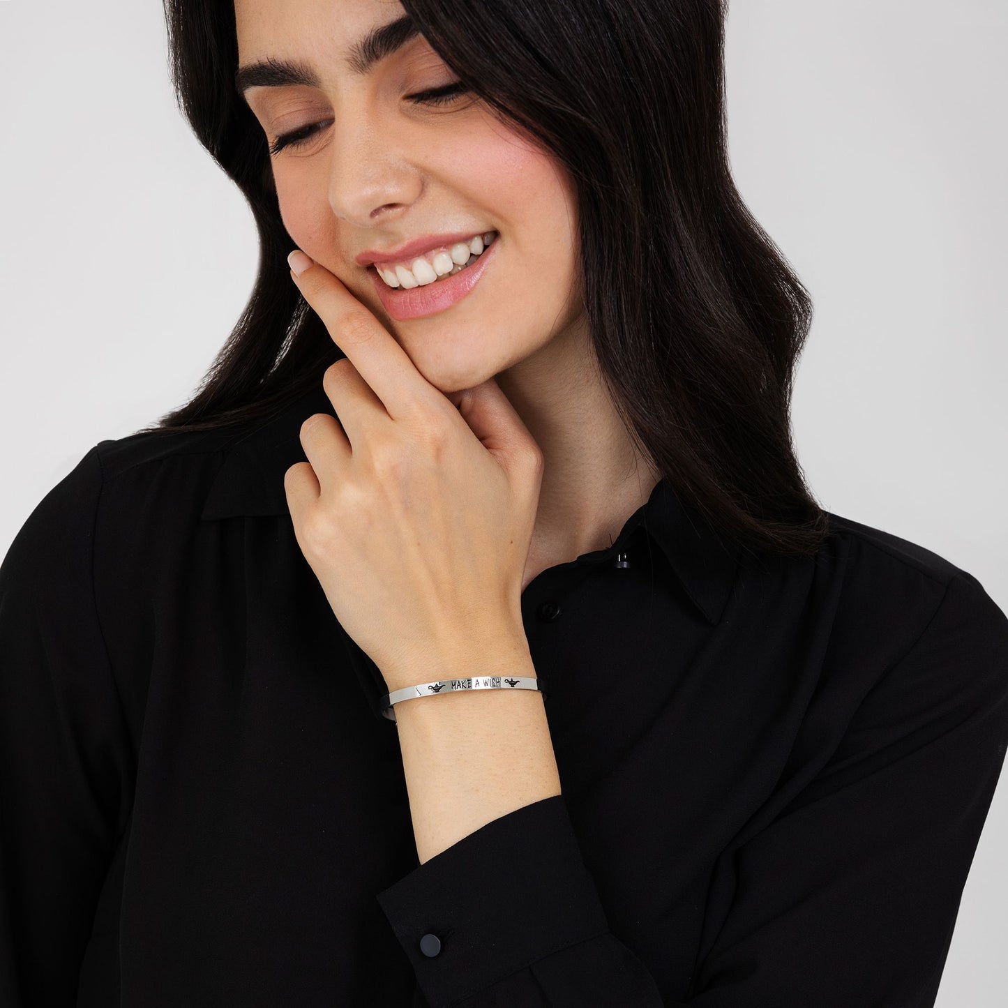 PULSERA DE ACERO PARA MUJER MAKE A WISH
