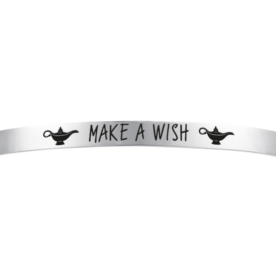 PULSERA DE ACERO PARA MUJER MAKE A WISH