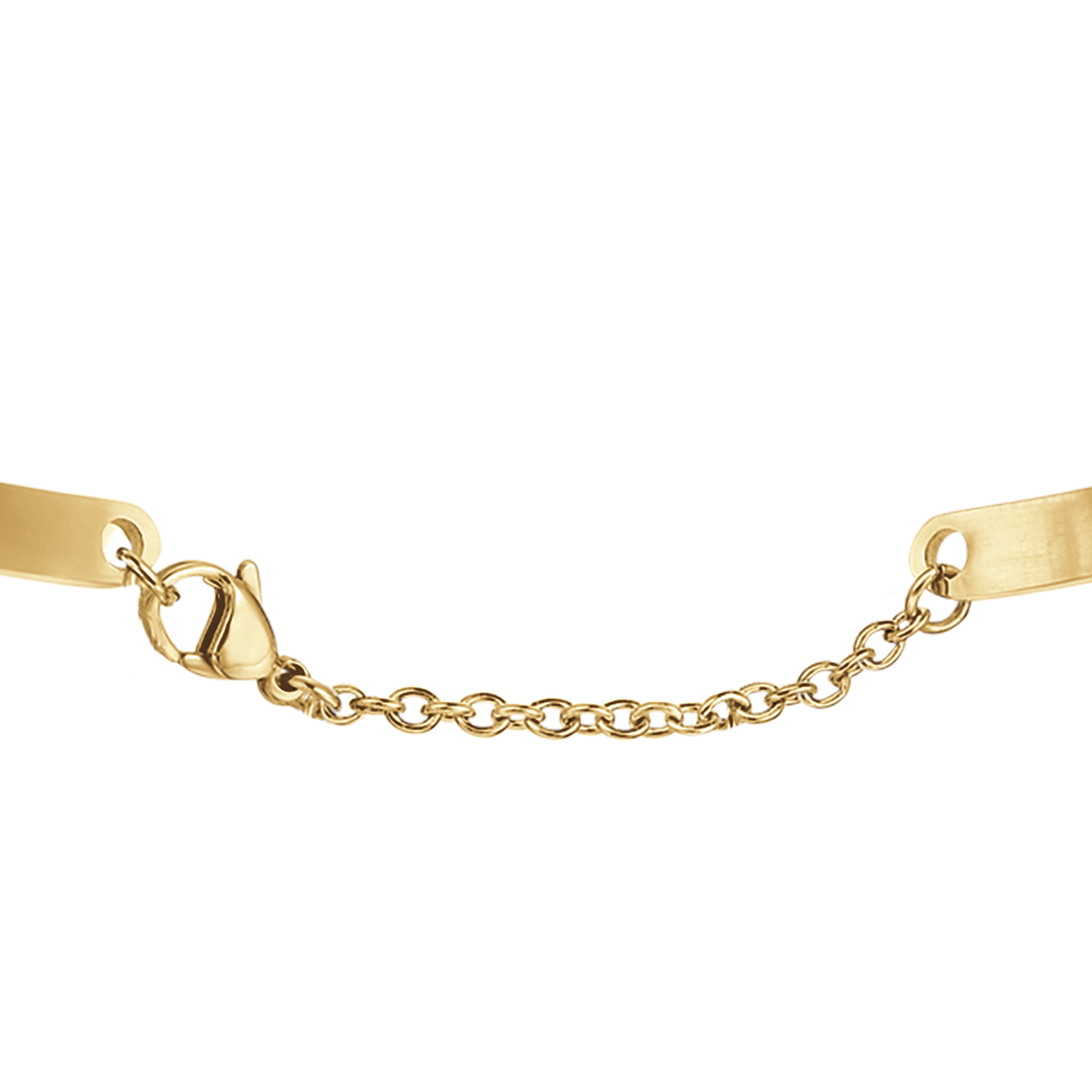 BRAZALETE DE ACERO CHAPADO EN ORO PARA MUJER CON FOREVER SISTER