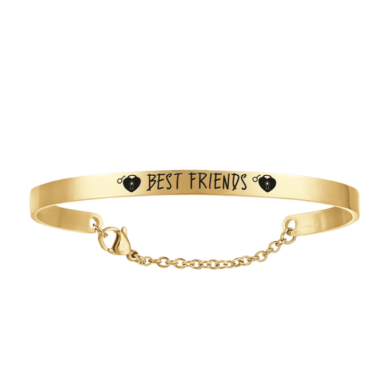 PULSERA DE ACERO ORO PARA MUJERES BEST FRIENDS Luca Barra