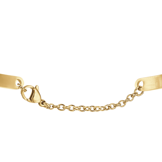 MAKE A WISH BRAZALETE DE ACERO DORADO PARA MUJER