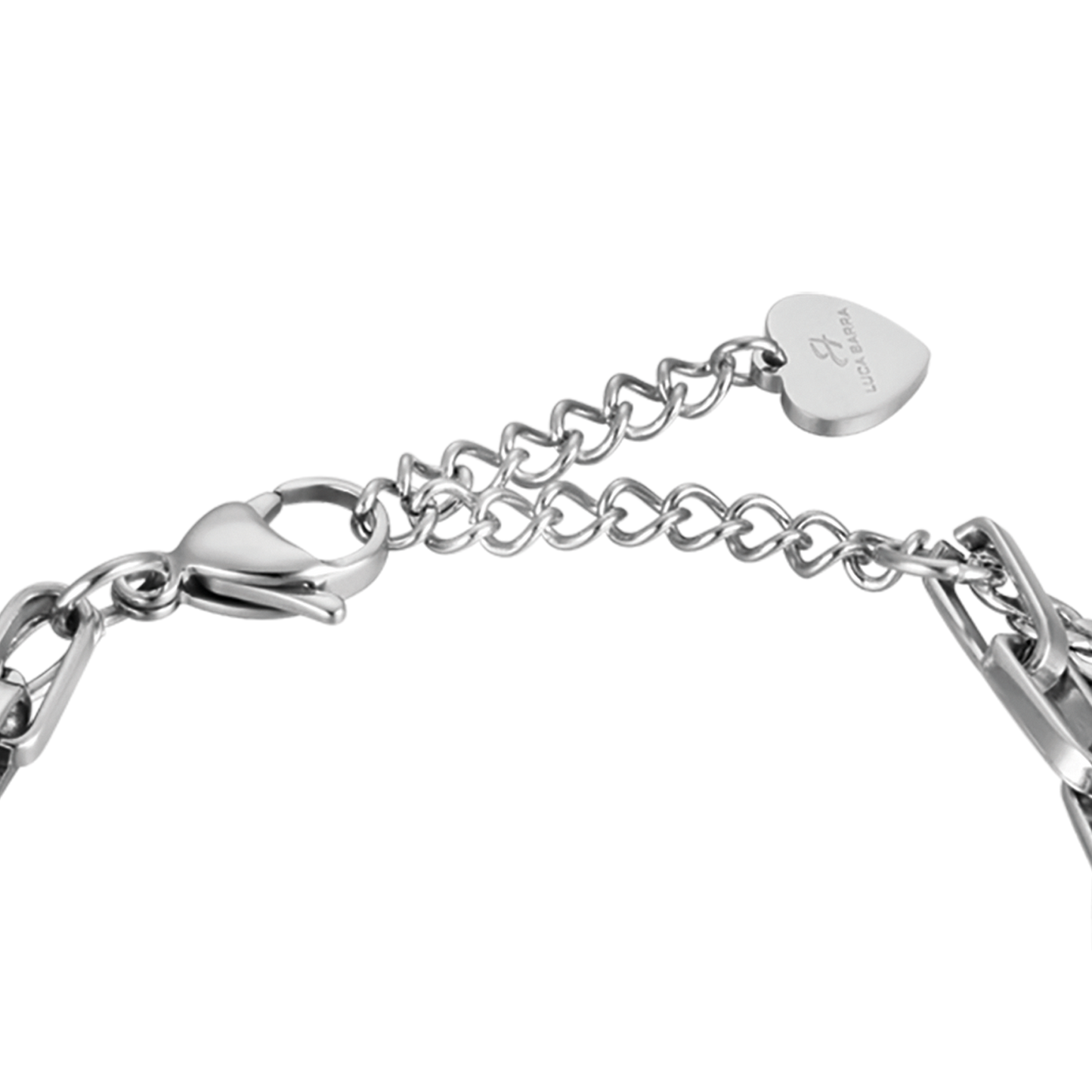 PULSERA INFINITA DE ACERO PARA MUJER CON CRISTALES BLANCOS