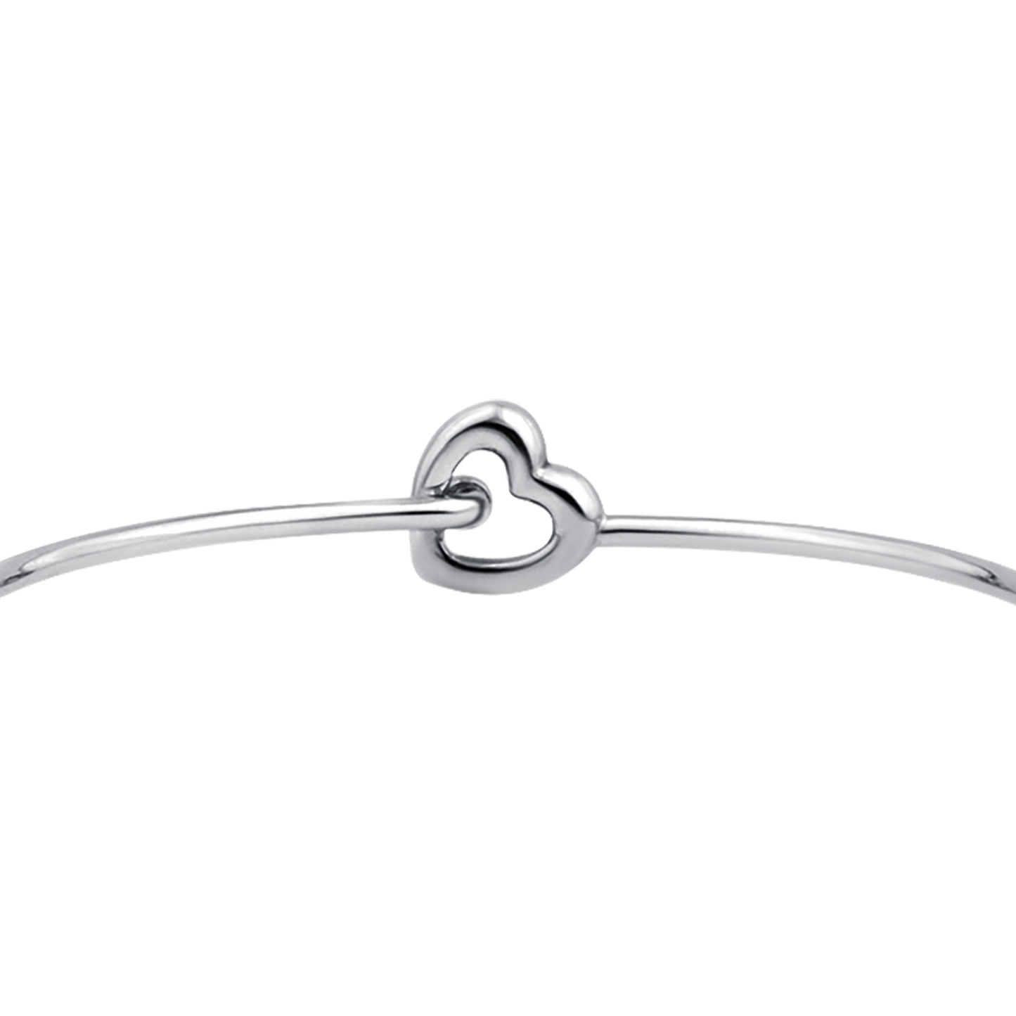 PULSERA PERSONALIZADA DE ACERO PARA MUJER CON CORAZÓN