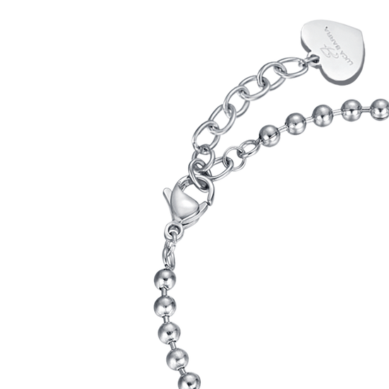 PULSERA PERSONALIZADA DE ACERO CHAPADO EN ORO PARA MUJER