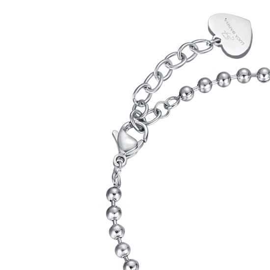 PULSERA DE ACERO PARA MUJER LOVE IS FOREVER