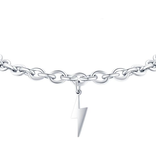 BRAZALETE DE ACERO RELÁMPAGO PARA MUJER