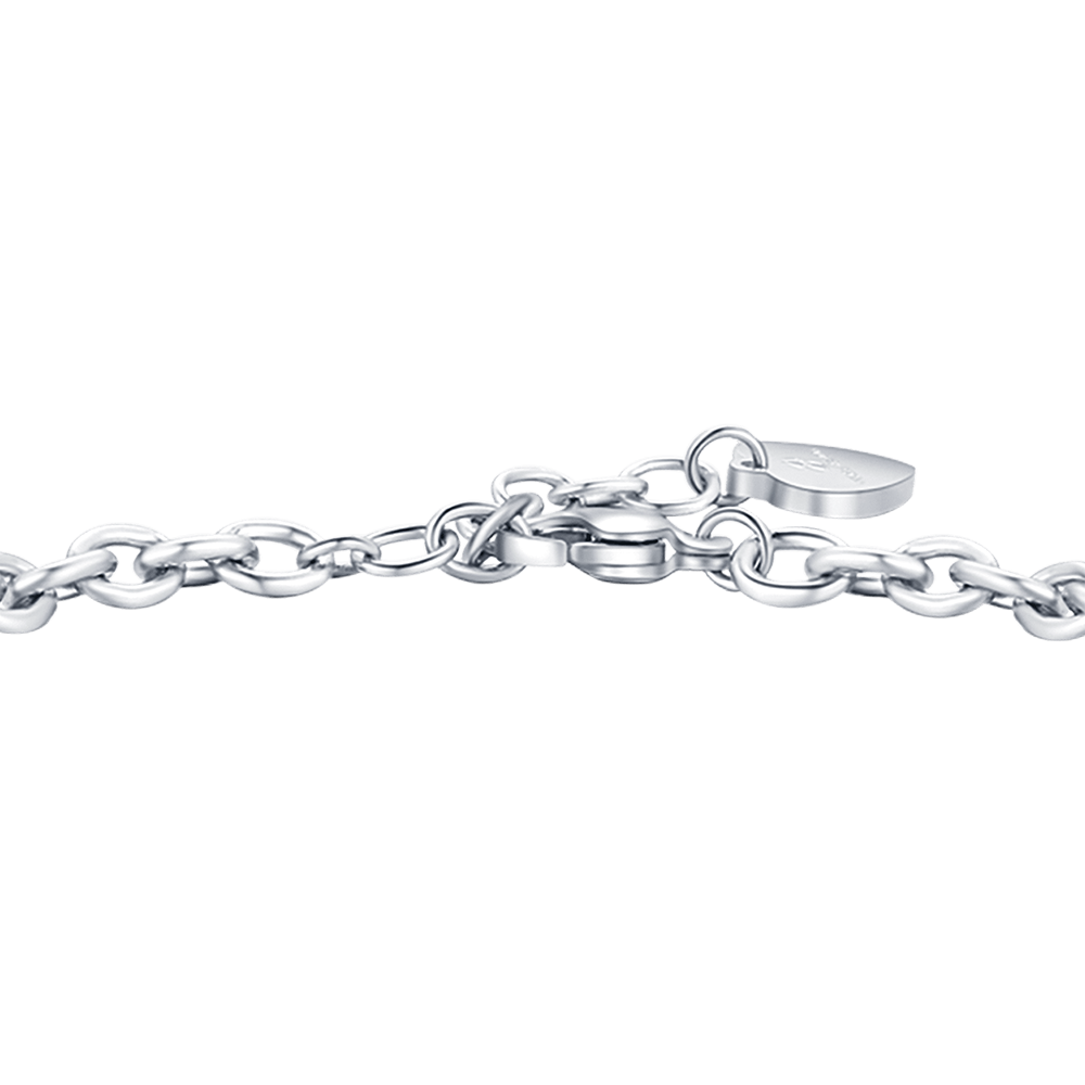 PULSERA DE ACERO PARA MUJER CON UNICORNIO