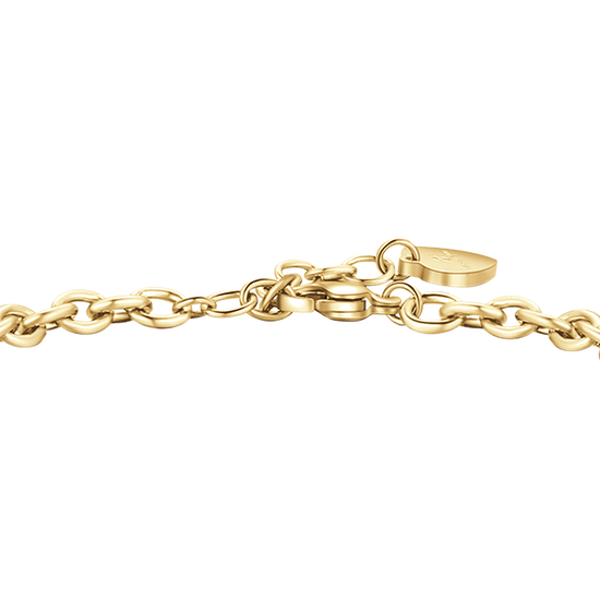 PULSERA DE ACERO DORADO PARA MUJER CON ESTRELLA
