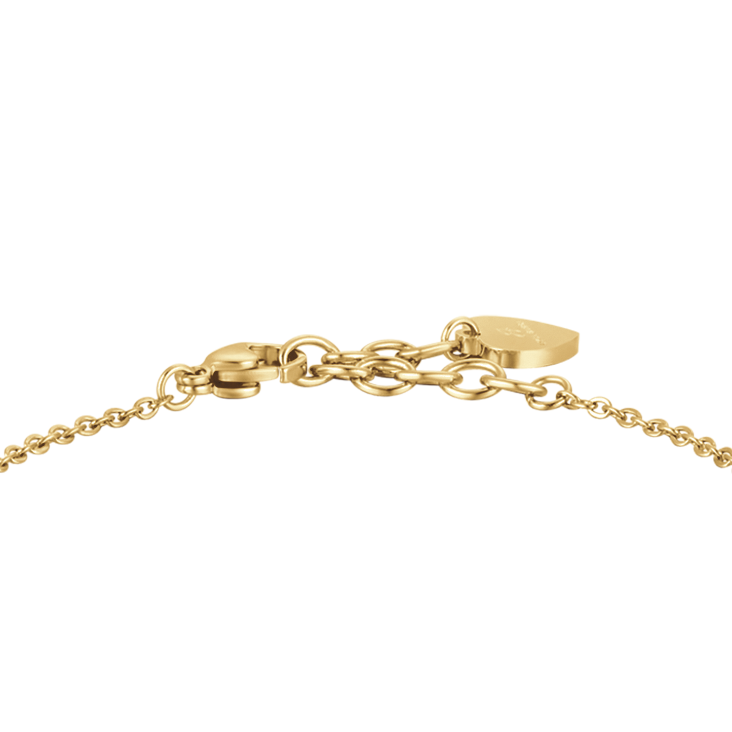PULSERA DE ACERO DORADO PARA MUJER CON MARIPOSA HUECA