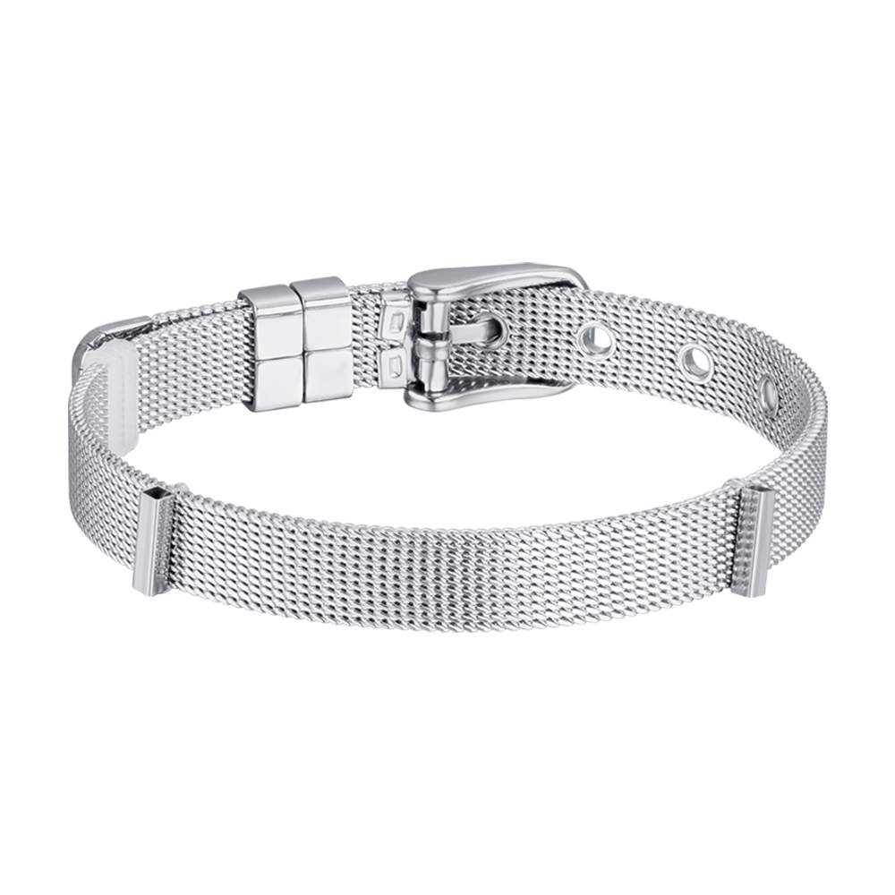 PULSERA DE MALLA DE ACERO MILAN PERSONALIZADA PARA MUJER