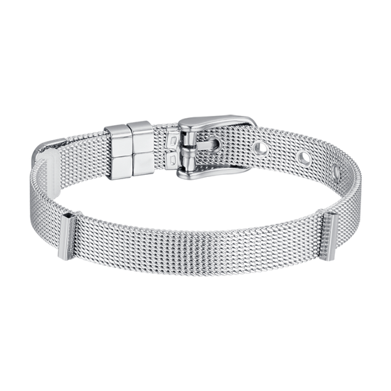 PULSERA DE MALLA DE ACERO MILAN PERSONALIZADA PARA MUJER