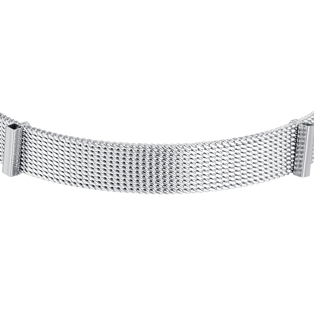 PULSERA DE MALLA DE ACERO MILAN PERSONALIZADA PARA MUJER