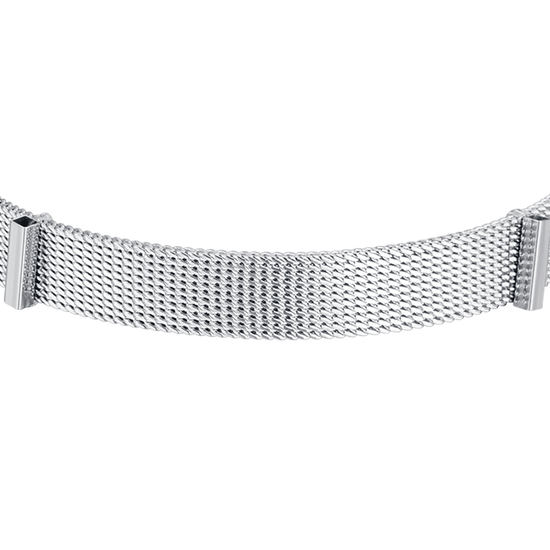 PULSERA DE MALLA DE ACERO MILAN PERSONALIZADA PARA MUJER