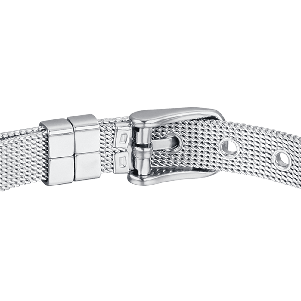 PULSERA DE MALLA DE ACERO MILAN PERSONALIZADA PARA MUJER