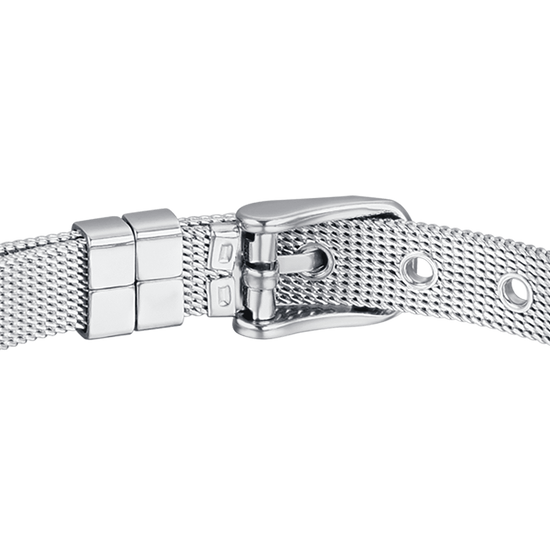 PULSERA DE MALLA DE ACERO MILAN PERSONALIZADA PARA MUJER