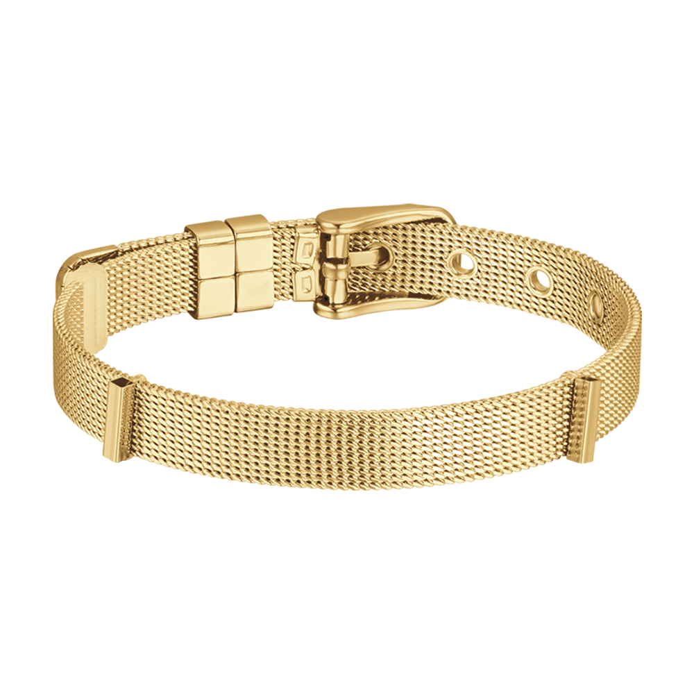 PULSERA DE MALLA DE ACERO MILAN PERSONALIZADA PARA MUJER