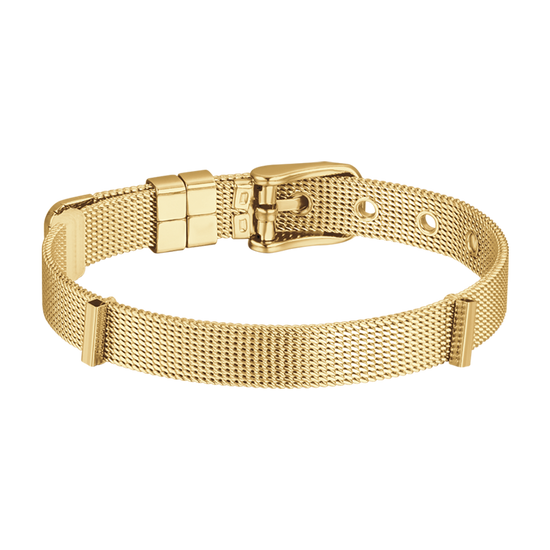 PULSERA DE MALLA DE ACERO MILAN PERSONALIZADA PARA MUJER