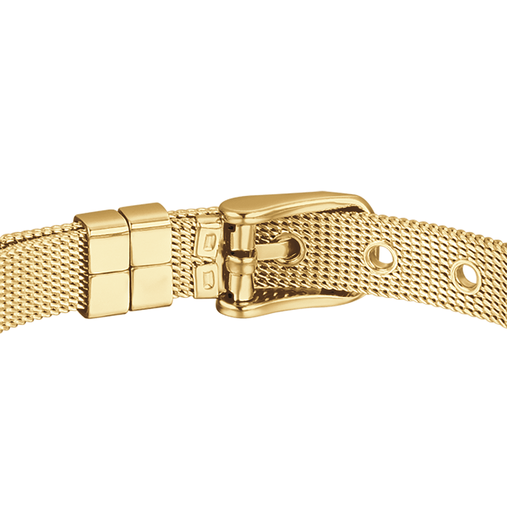 PULSERA DE MALLA DE ACERO MILAN PERSONALIZADA PARA MUJER