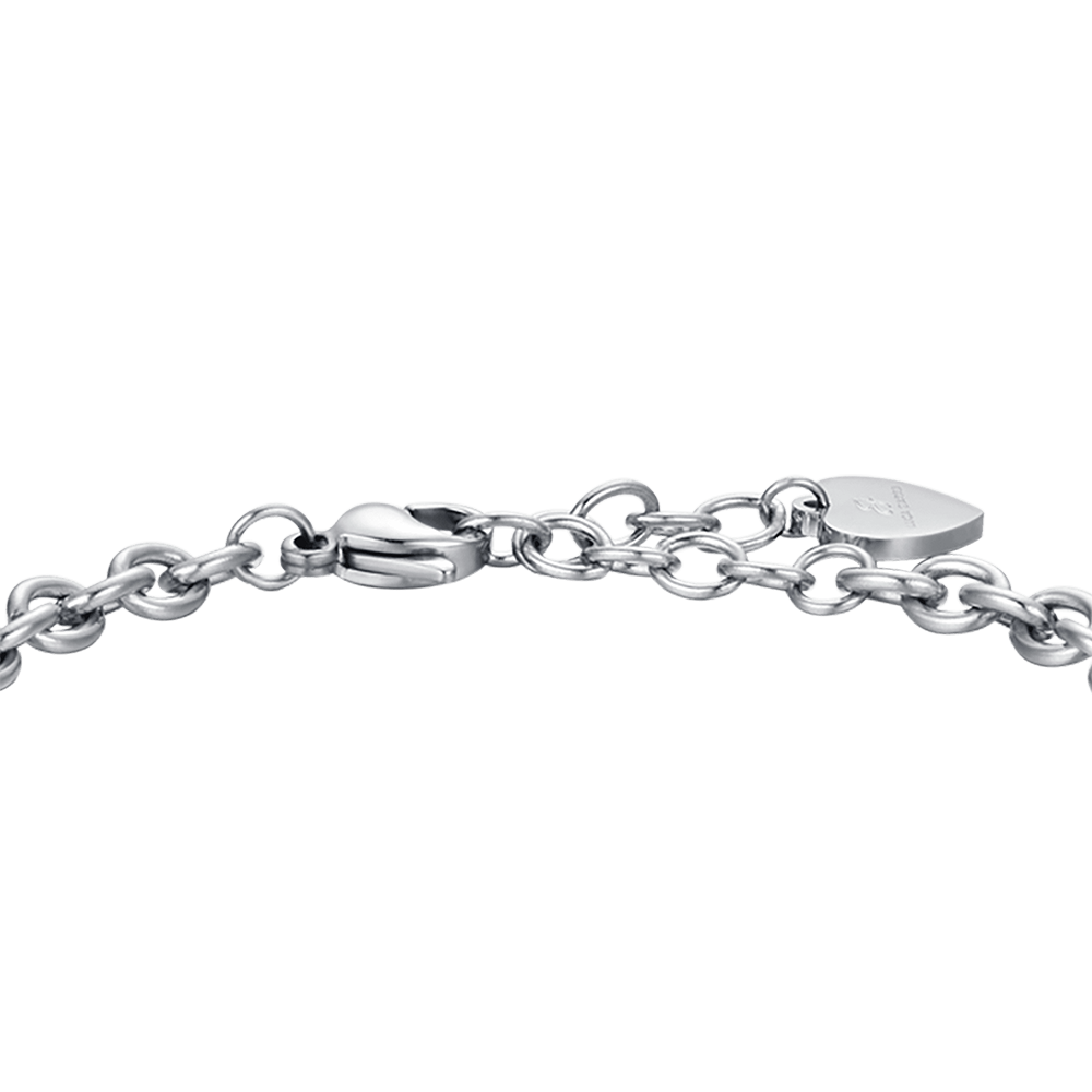 PULSERA DE ACERO PARA MUJER CON CANDADO