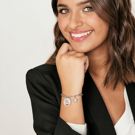 PULSERA DE ACERO AMIGO ESPECIAL DE LA MUJER