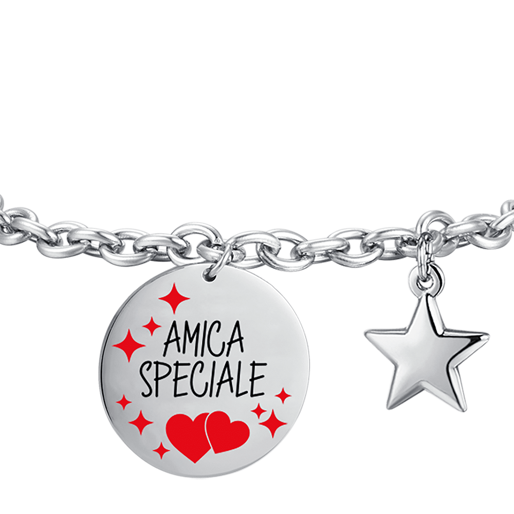 PULSERA DE ACERO AMIGO ESPECIAL DE LA MUJER