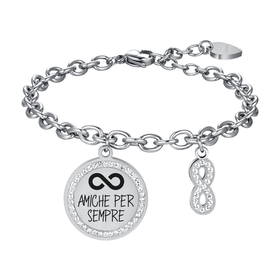 PULSERA DE ACERO PARA MUJER FRIEND FOREVER