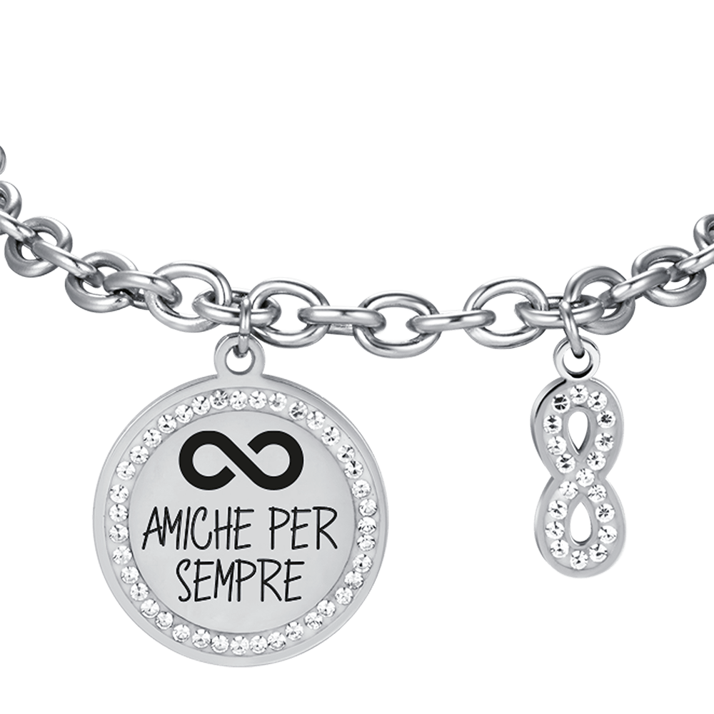 PULSERA DE ACERO PARA MUJER FRIEND FOREVER