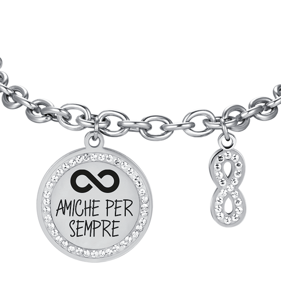 PULSERA DE ACERO PARA MUJER FRIEND FOREVER