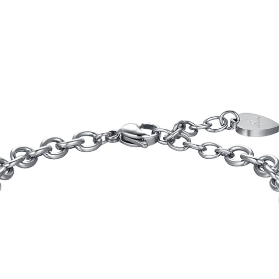 BRAZALETE DE ACERO PARA MUJER QUIEN ENCUENTRA UN AMIGO ENCUENTRA UN TESORO