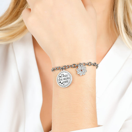 BRAZALETE DE ACERO PARA MUJER LO MEJOR ESTÁ POR LLEGAR