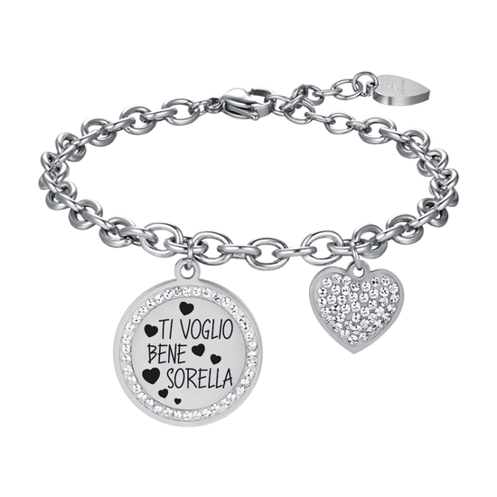 PULSERA ACERO MUJER TE QUIERO HERMANA