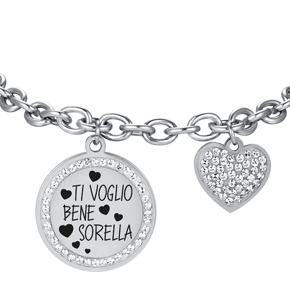 PULSERA ACERO MUJER TE QUIERO HERMANA