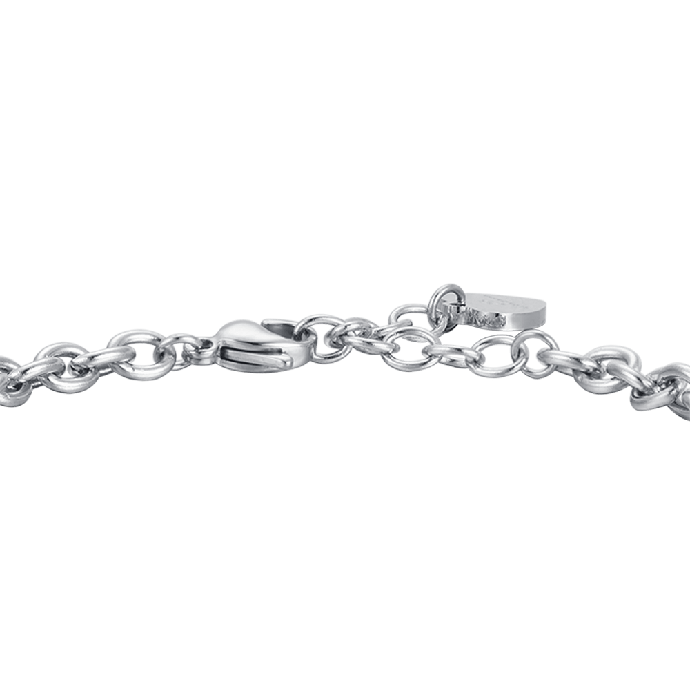 BRAZALETE DE ACERO PARA MUJER QUIEN ENCUENTRA UN AMIGO ENCUENTRA UN TESORO