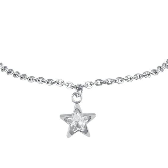 BRAZALETE DE ACERO PARA MUJER CON LUZ BLANCA EN FORMA DE ESTRELLA