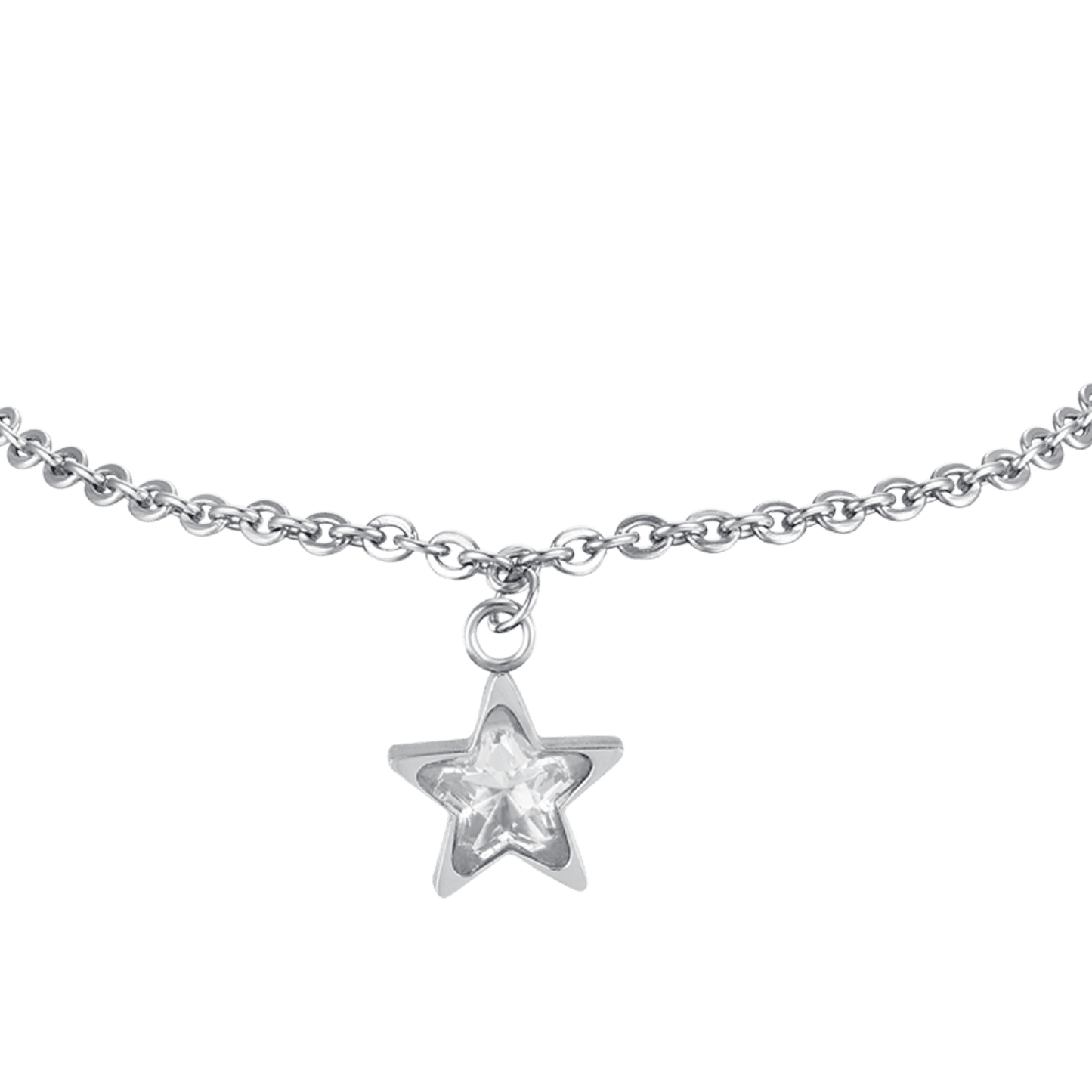 BRAZALETE DE ACERO PARA MUJER CON LUZ BLANCA EN FORMA DE ESTRELLA
