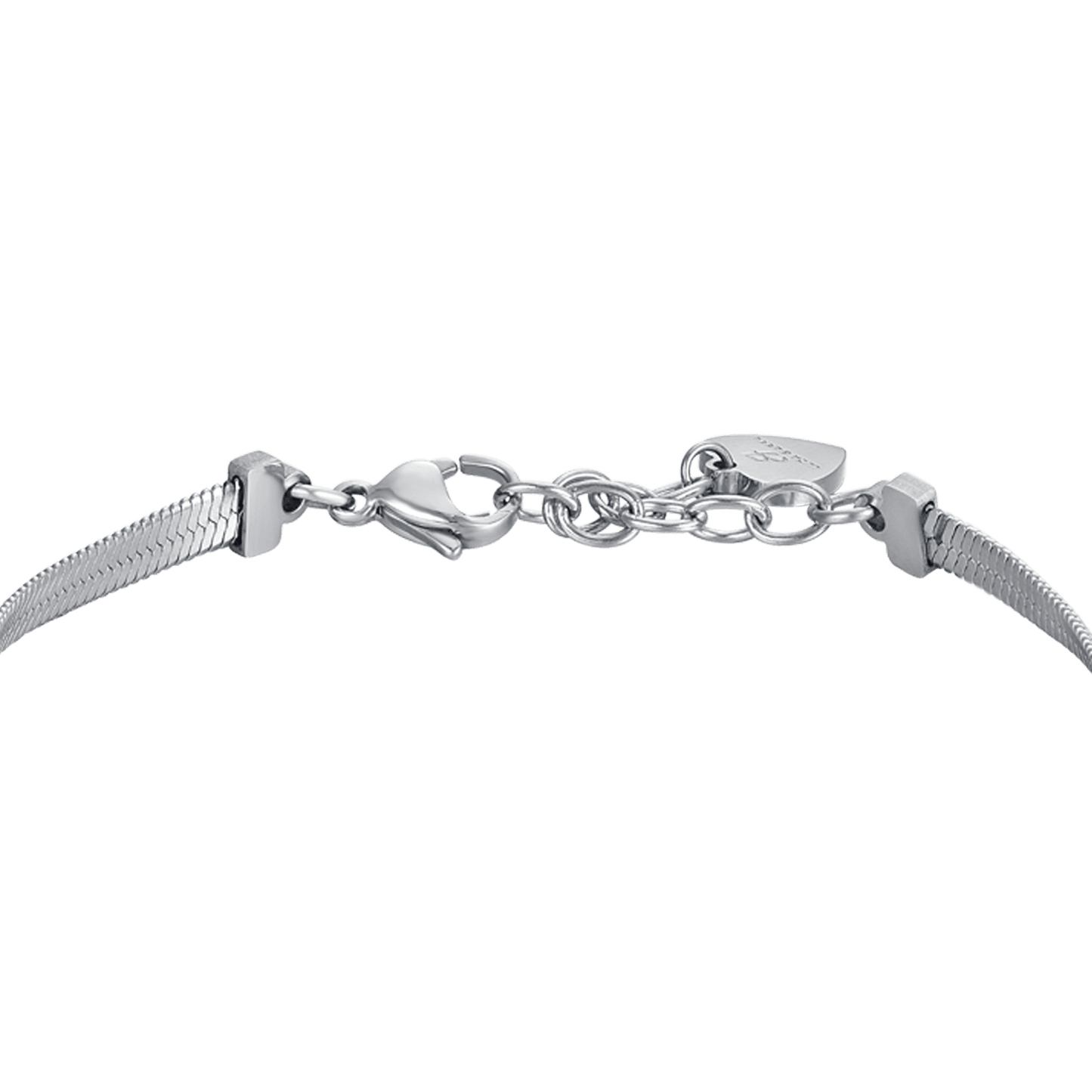 PULSERA DE ACERO SERPIENTE PARA MUJER CON ESTRELLAS CON CRISTALES BLANCOS