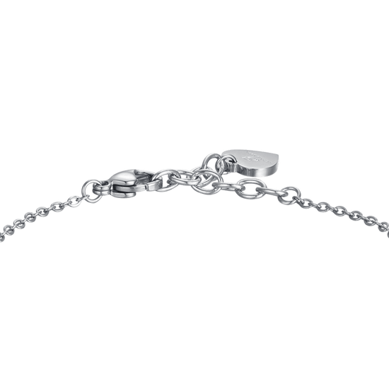 PULSERA DE ACERO PARA MUJER CON COLGANTES DE MARIPOSA