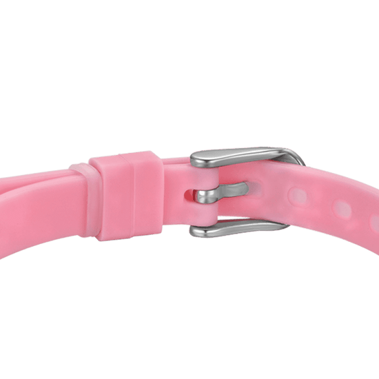 PULSERA DE SILICONA ROSA PARA MUJER