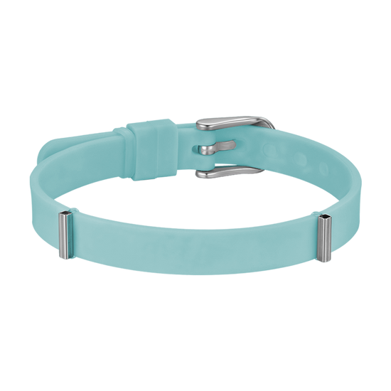 PULSERA DE SILICONA VERDE PARA MUJER