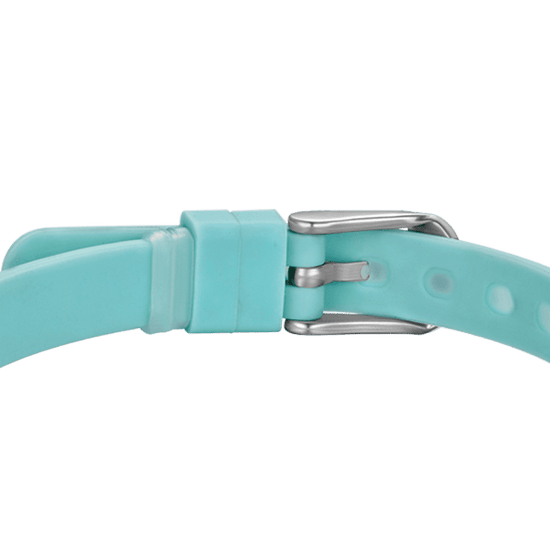 PULSERA DE SILICONA VERDE PARA MUJER