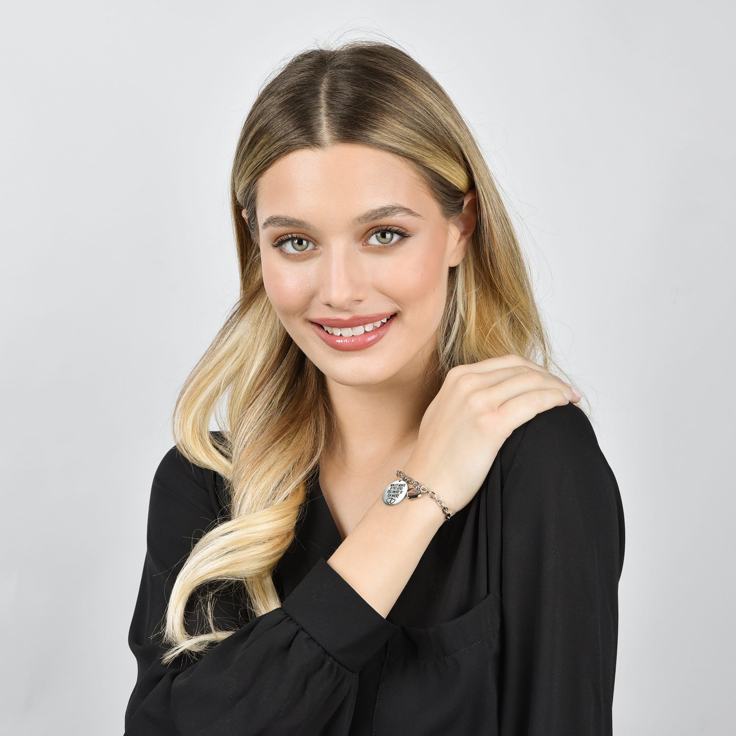 PULSERA DE ACERO DE MUJER NO HAY NADA MÁS VERDADERO QUE EL AMOR DE TU MADRE