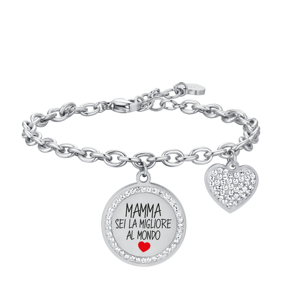 BRAZALETE DE ACERO PARA MUJER MUM ERES LA MEJOR DEL MUNDO