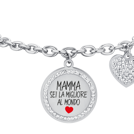 BRAZALETE DE ACERO PARA MUJER MUM ERES LA MEJOR DEL MUNDO