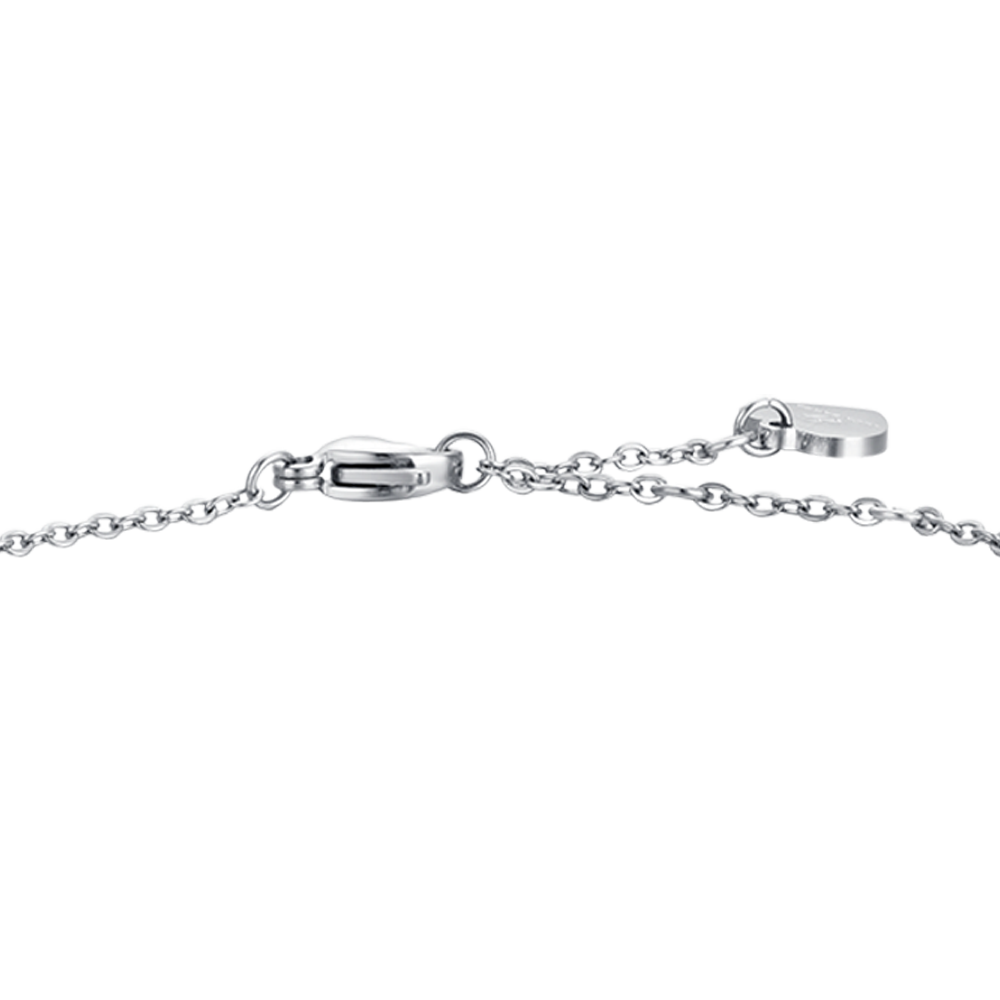 PULSERA DE ESTRELLA DE ACERO PARA MUJER CON CRISTALES BLANCOS