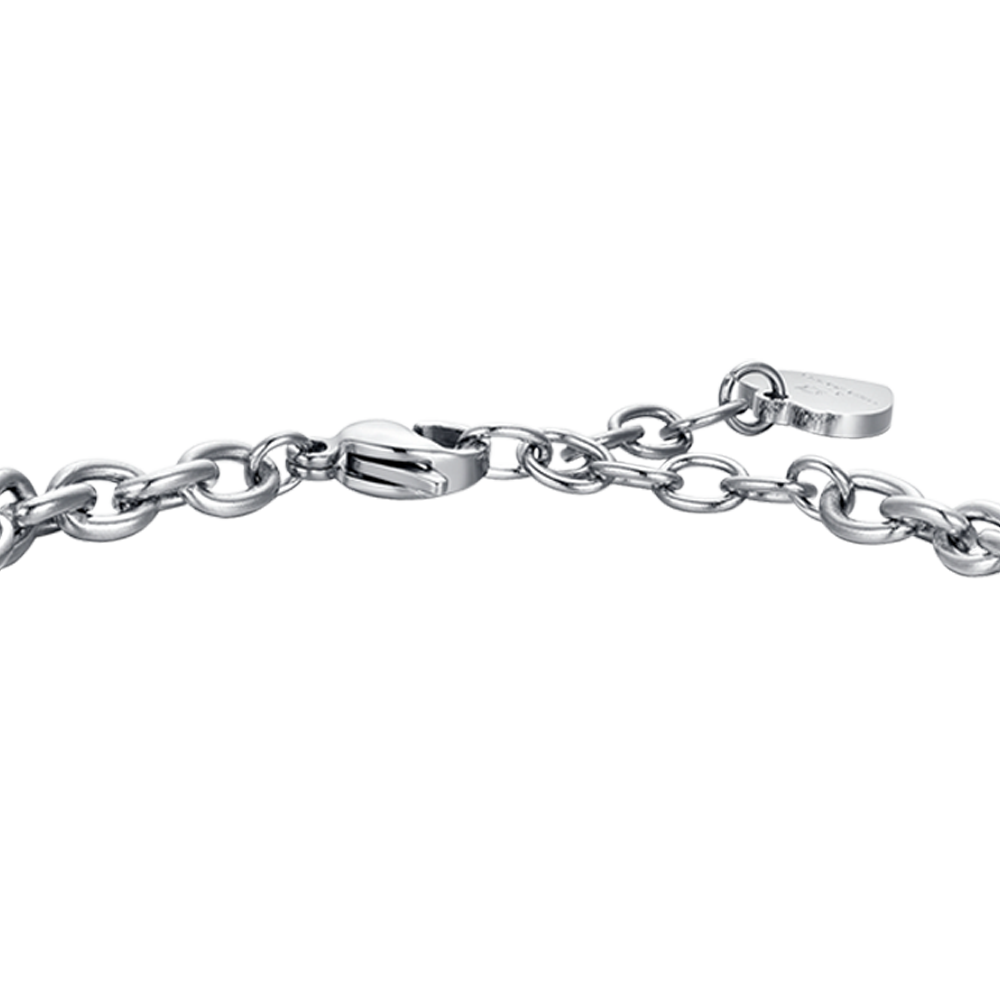 PULSERA DE ACERO MUJER SIGNO DEL ZODIACO ARIES PLACA